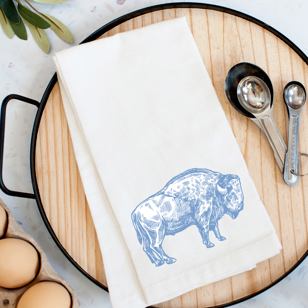Chinoiserie Buffalo Kitchen Towel