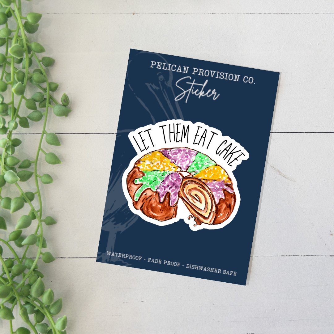 Let Them Eat Cake Sticker
