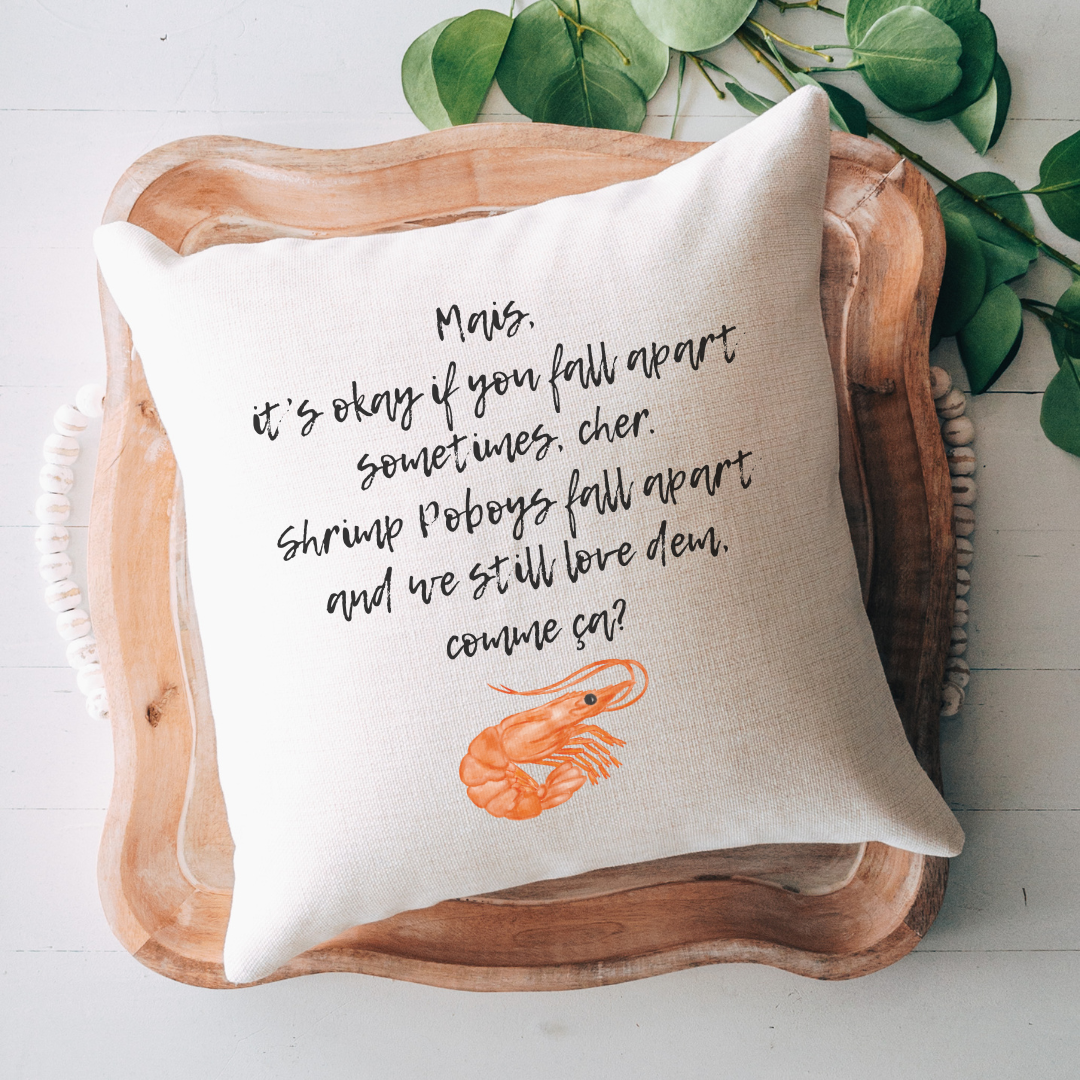 Shrimp Poboy Pillow