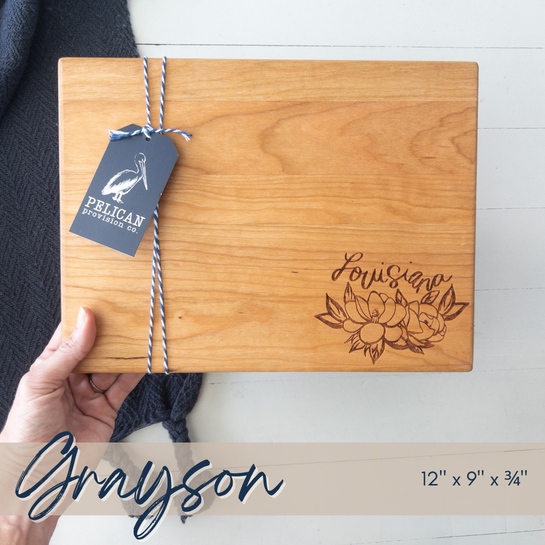 Magnolia, Louisiana Cutting Board