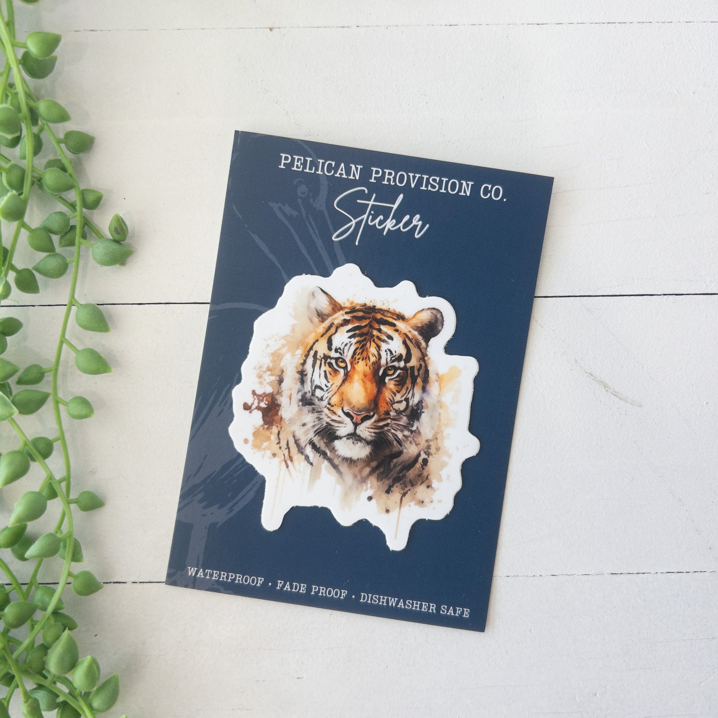 Tiger Watercolor Sticker