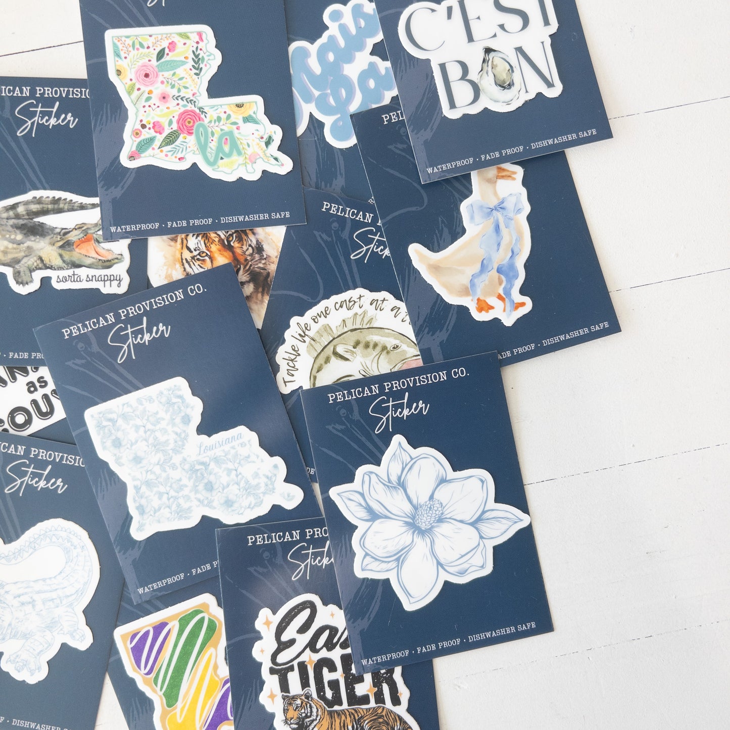 Bright Floral Louisiana Sticker