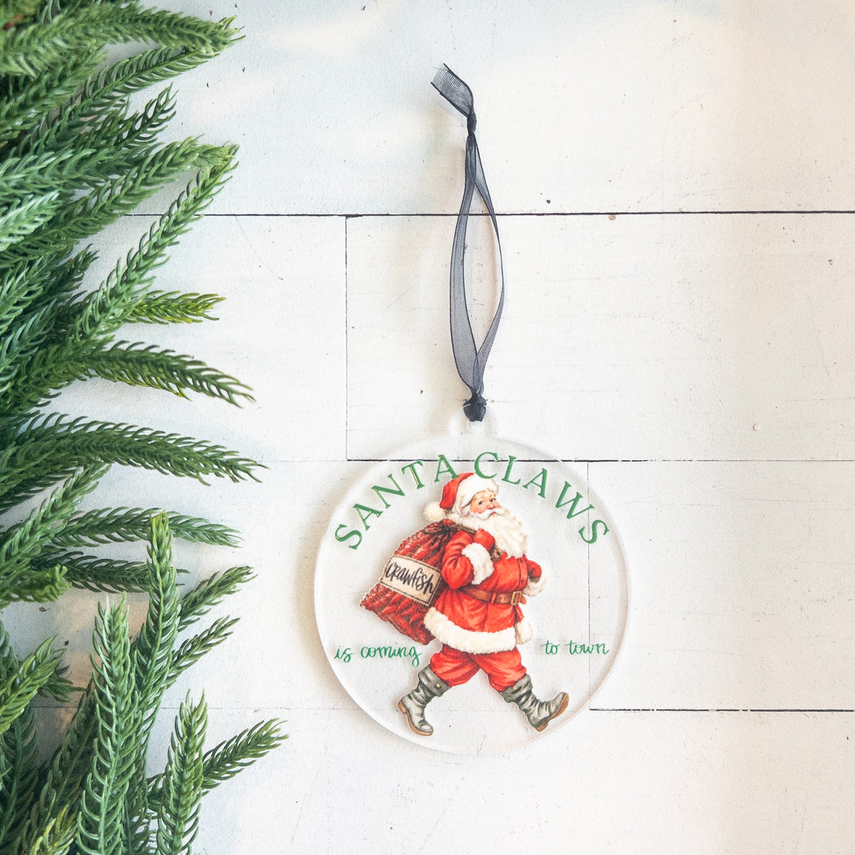Santa Claws Ornament