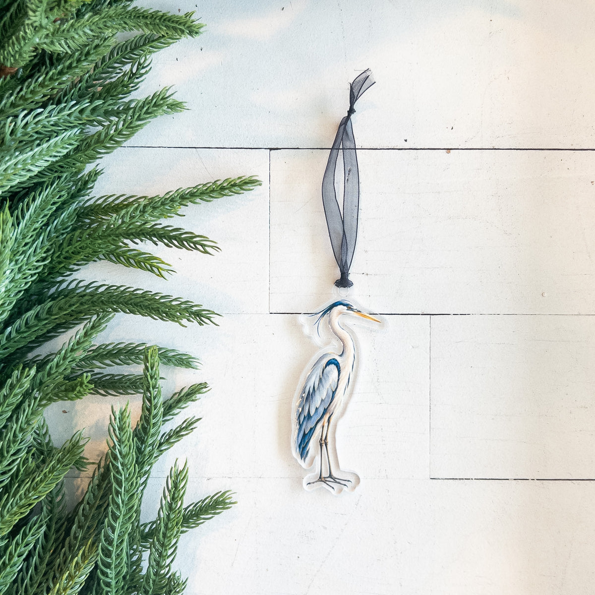 Bayou Blue Heron Ornament