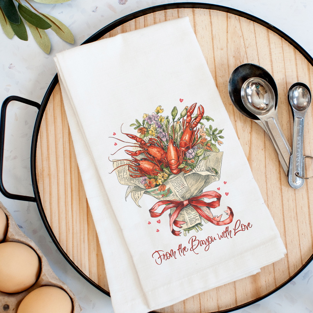 From the Bayou with Love Kitchen Towel