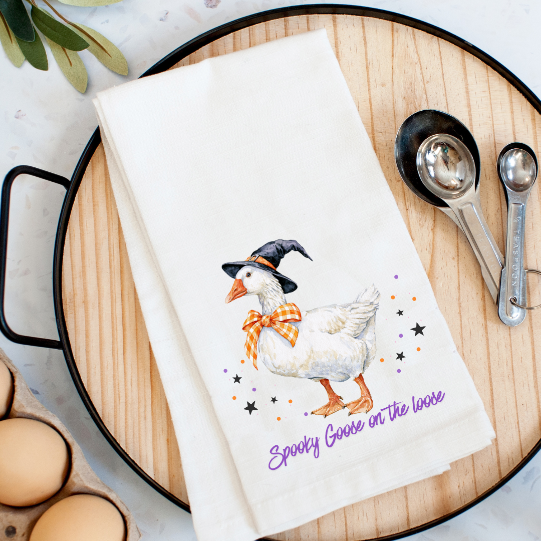 Spooky Goose Kitchen Towel