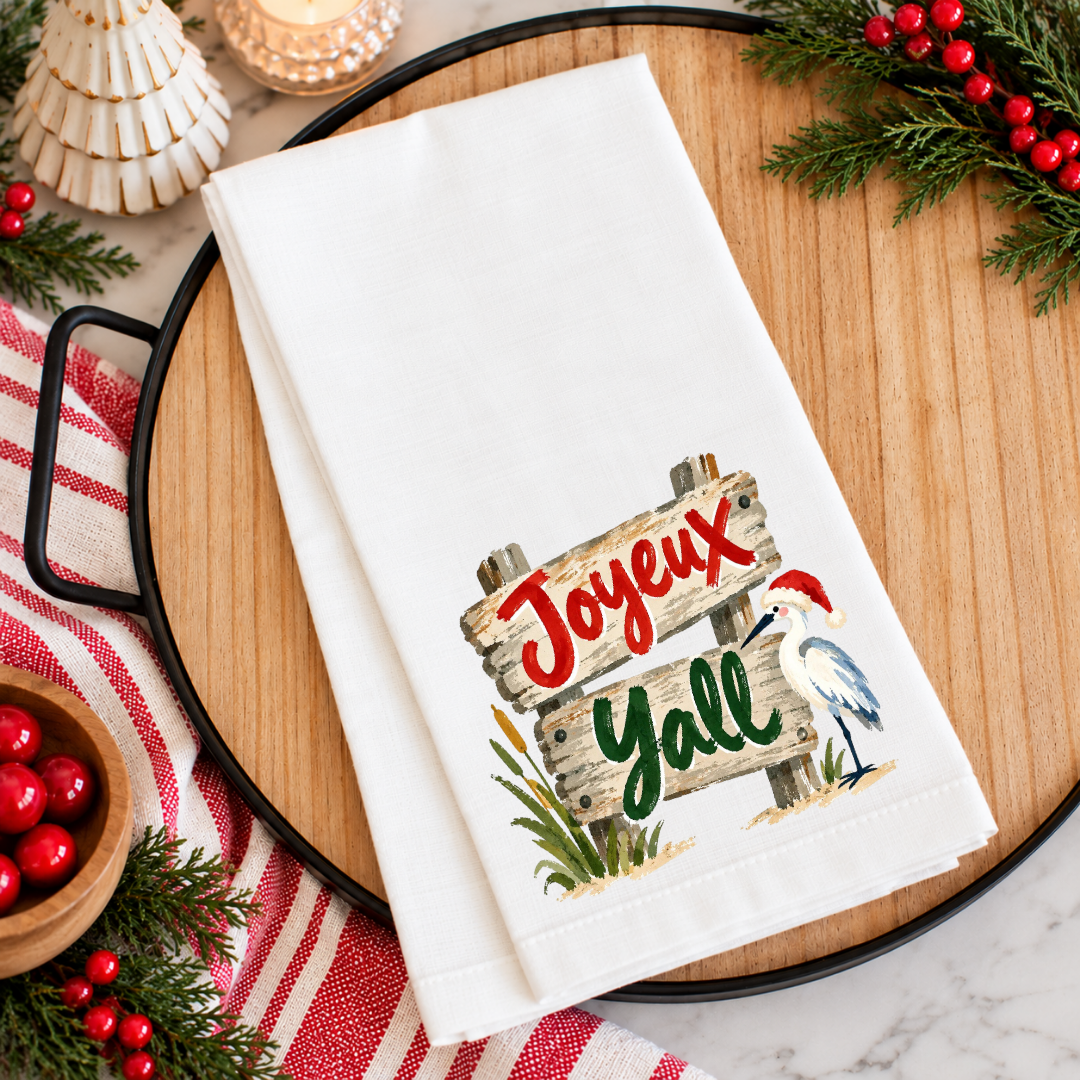 Joyeux Y'all Kitchen Towel