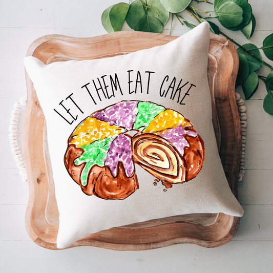 Eat Cake Pillow