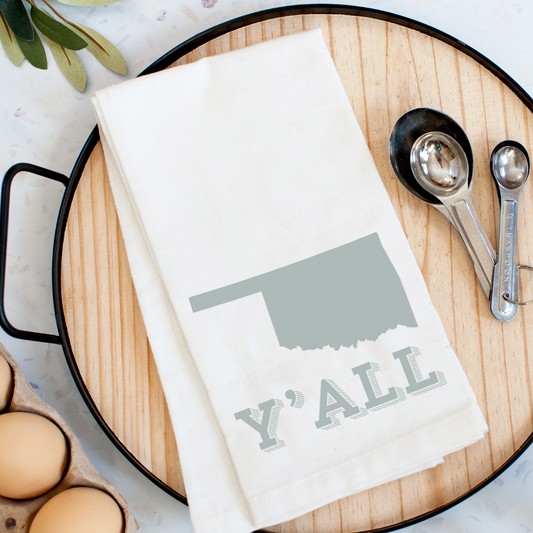 Y'all Oklahoma Kitchen Towel