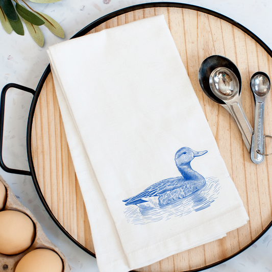 Chinoiserie Duck Kitchen Towel