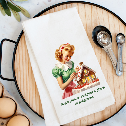Christmas Judgement Kitchen Towel
