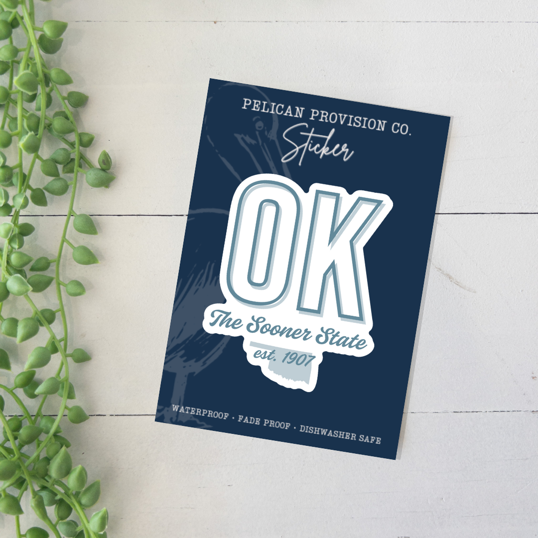 Sooner State Oklahoma Sticker
