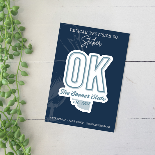 Sooner State Oklahoma Sticker