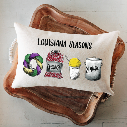 Seasons {Snoball} Lumbar Pillow