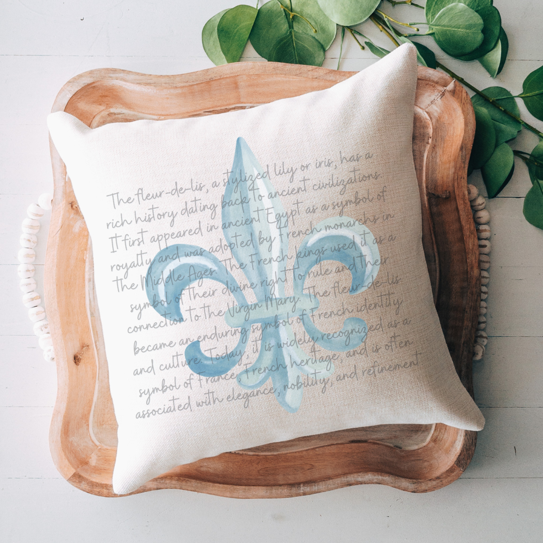 Fleur De Lis Definition Pillow