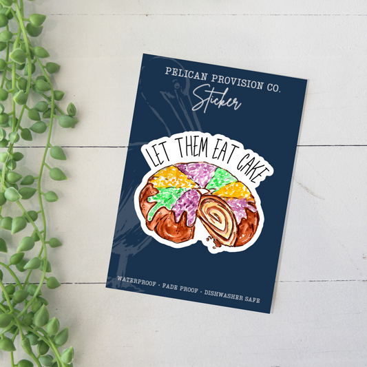 Let Them Eat Cake Sticker