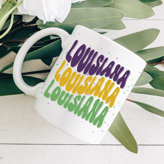 Mardi Gras Louisiana Coffee Mug