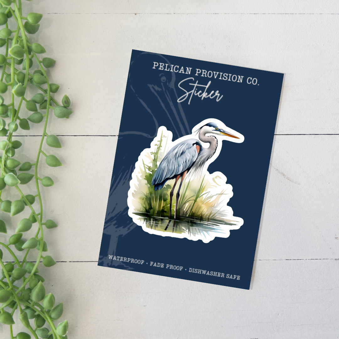 Heron Sticker