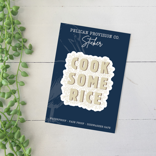 Cook Some Rice Sticker