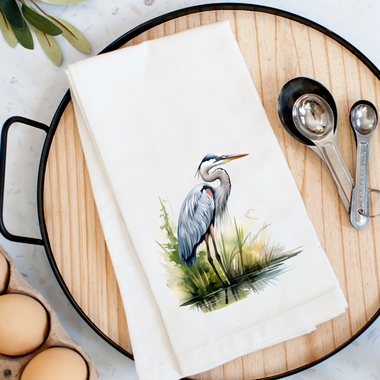 Blue Heron Kitchen Towel