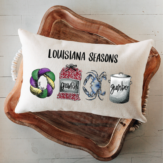 Seasons {Crab} Lumbar Pillow