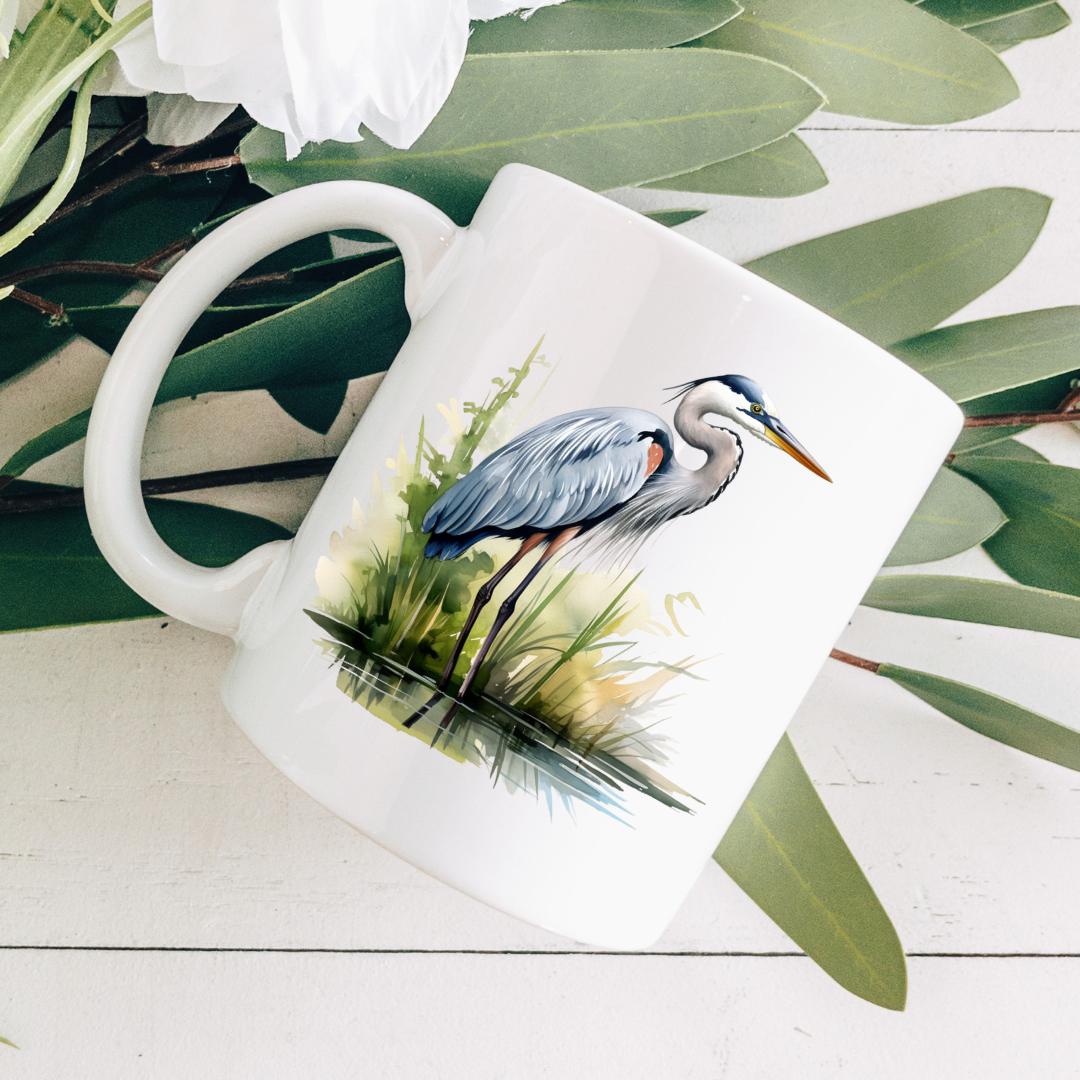 Blue Heron Coffee Mug