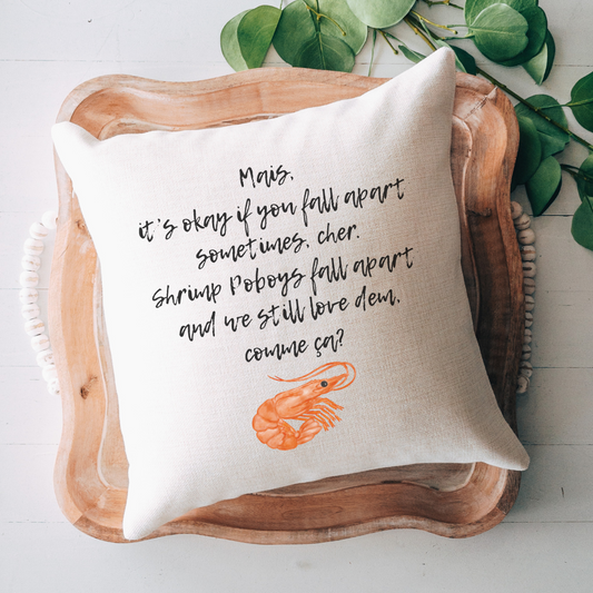 Shrimp Poboy Pillow