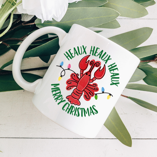 Crawfish Christmas Coffee Mug