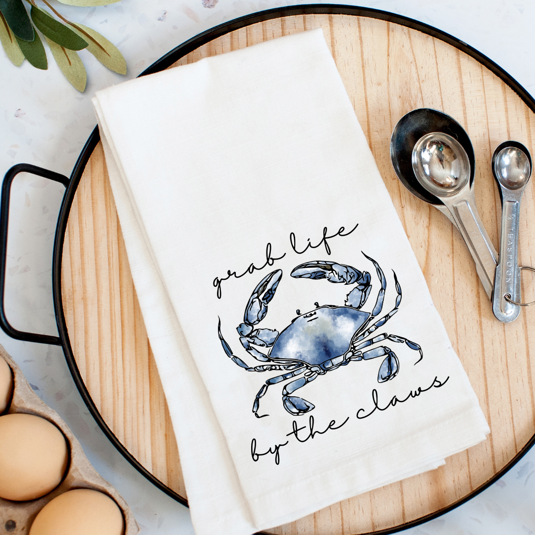 Crab Claws Kitchen Towel