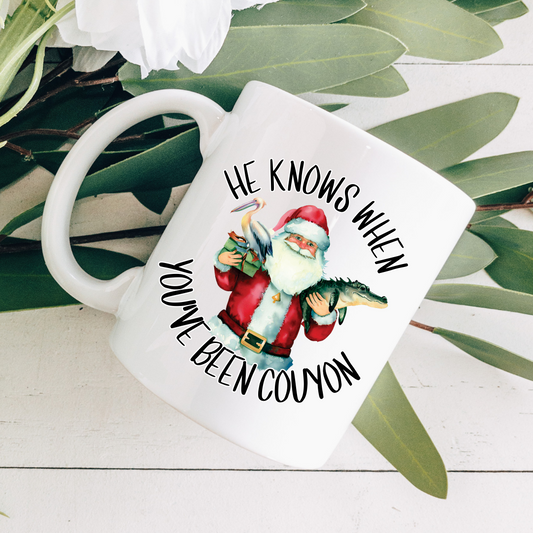 Santa Couyon Coffee Mug