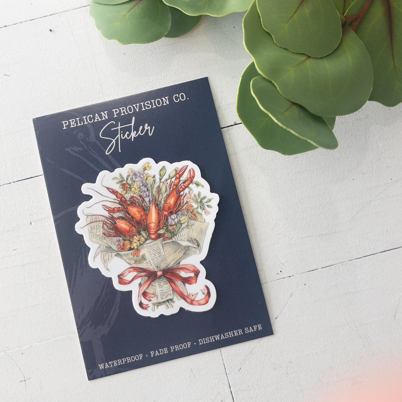 Crawfish Bouquet Sticker
