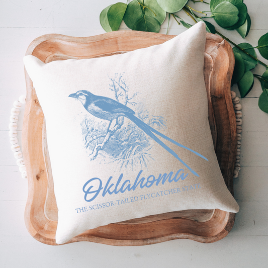 The Scissor-Tailed Flycatcher Pillow