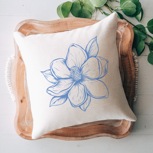 Chinoiserie Magnolia Pillow
