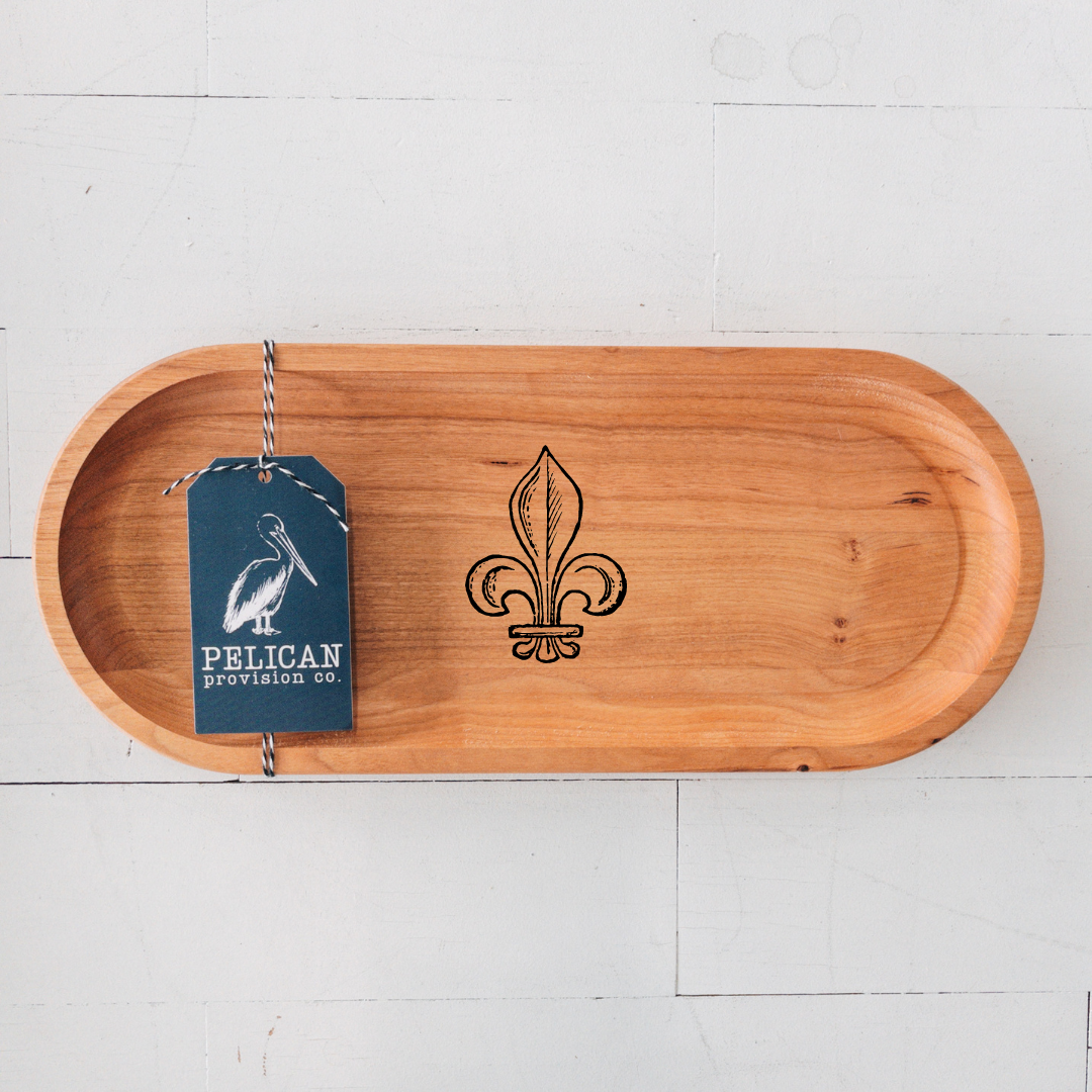 Fleur De Lis Valet Tray