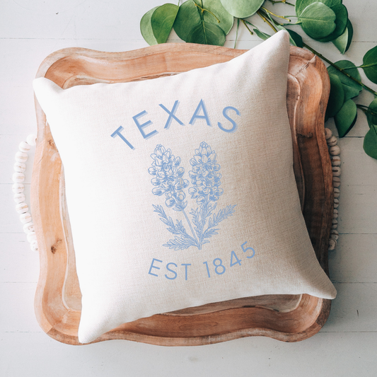 Texas State Flower Pillow