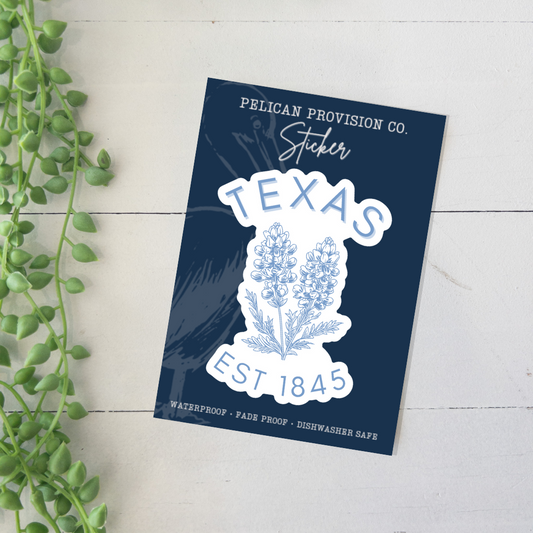 State Flower, Texas Sticker