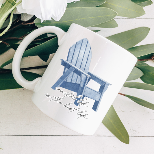 Coastal Life Chair Coffee Mug