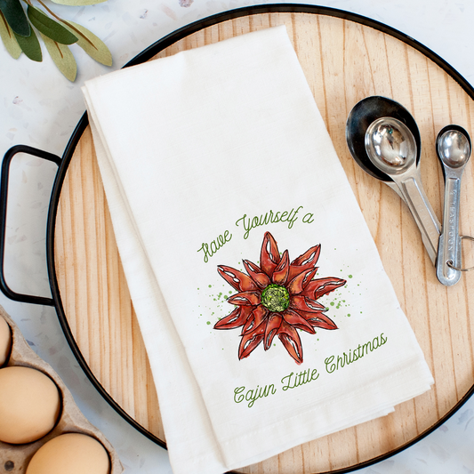 Cajun Little Christmas Kitchen Towel