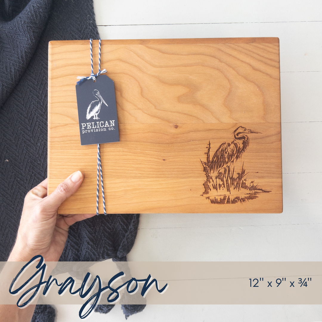 Heron Cutting Board