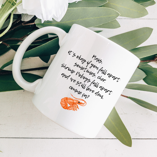 Shrimp Poboy Coffee Mug