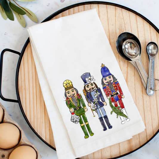 Cajun Nutcracker Trio Kitchen Towel