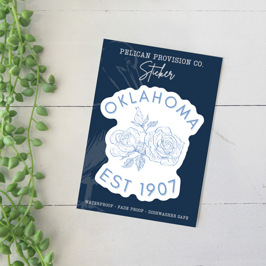 State Flower, Oklahoma Sticker