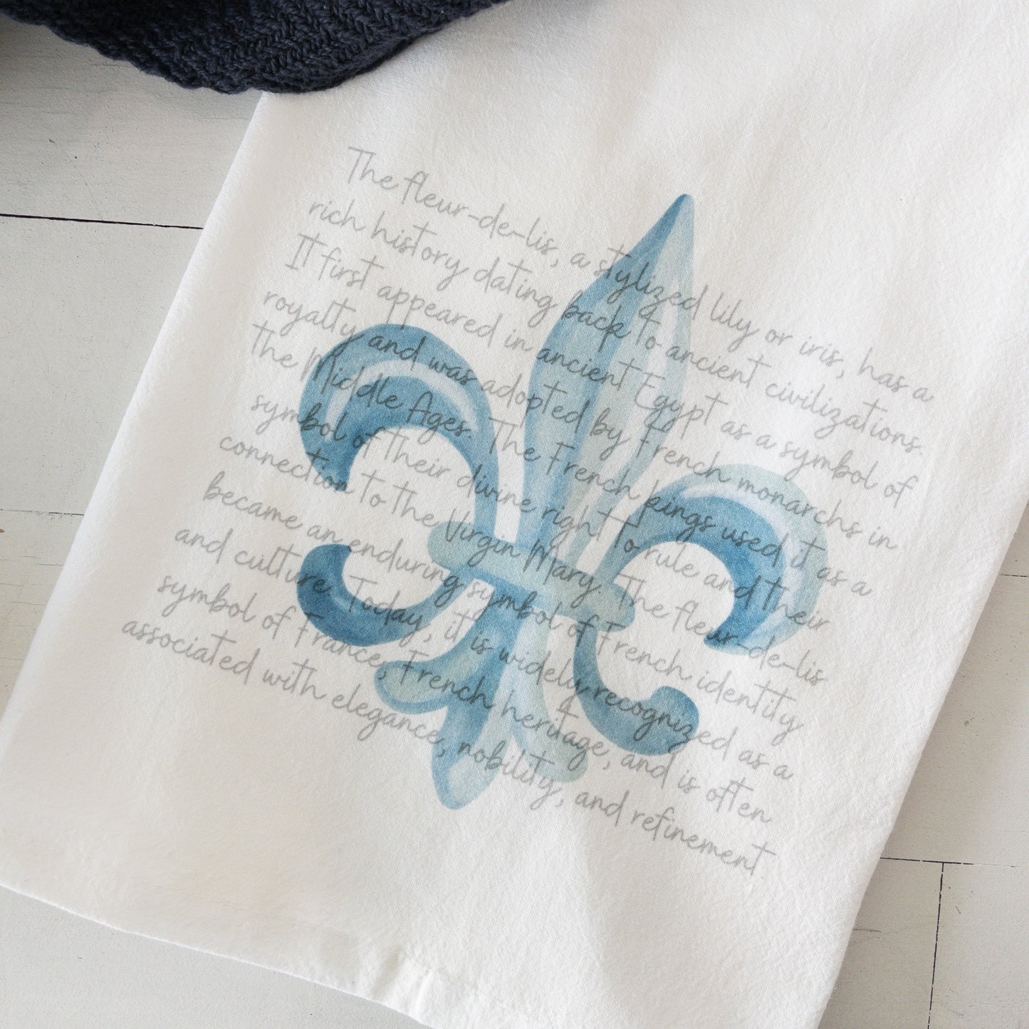 Fleur De Lis Kitchen Towel