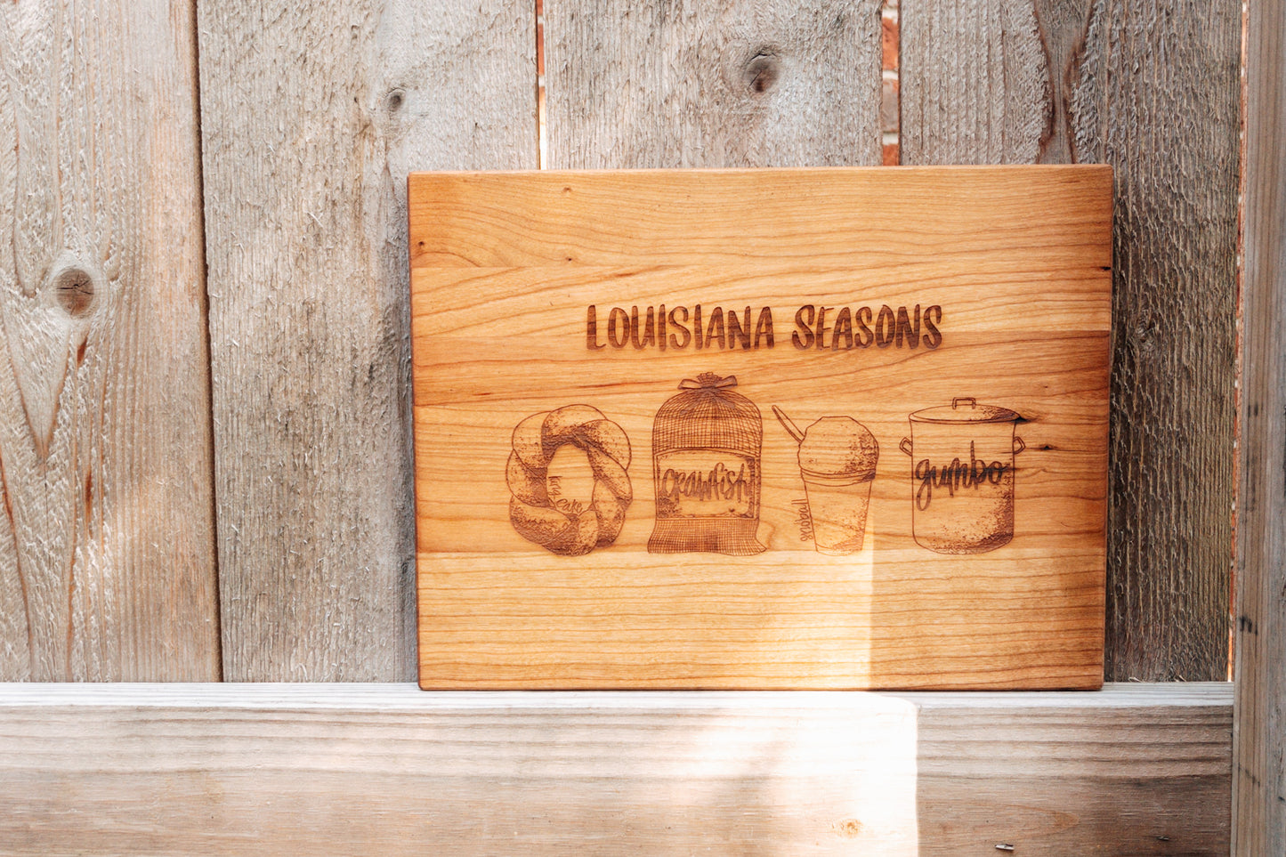 Louisiana Seasons Cutting Board