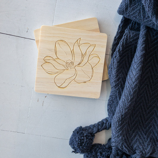 Magnolia Coaster Duo {set of 2}