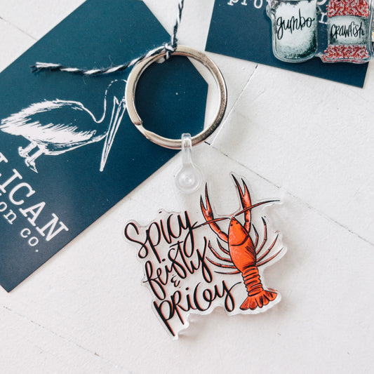 Crawfish Pricey Keychain