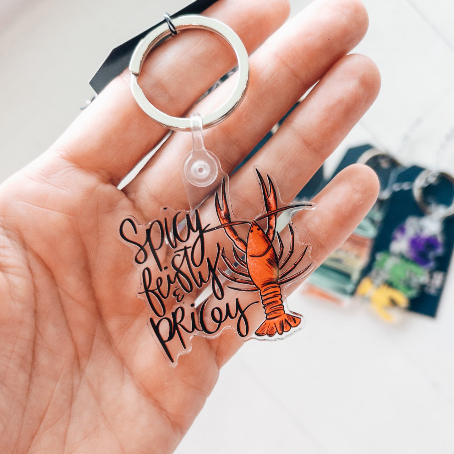 Crawfish Pricey Keychain