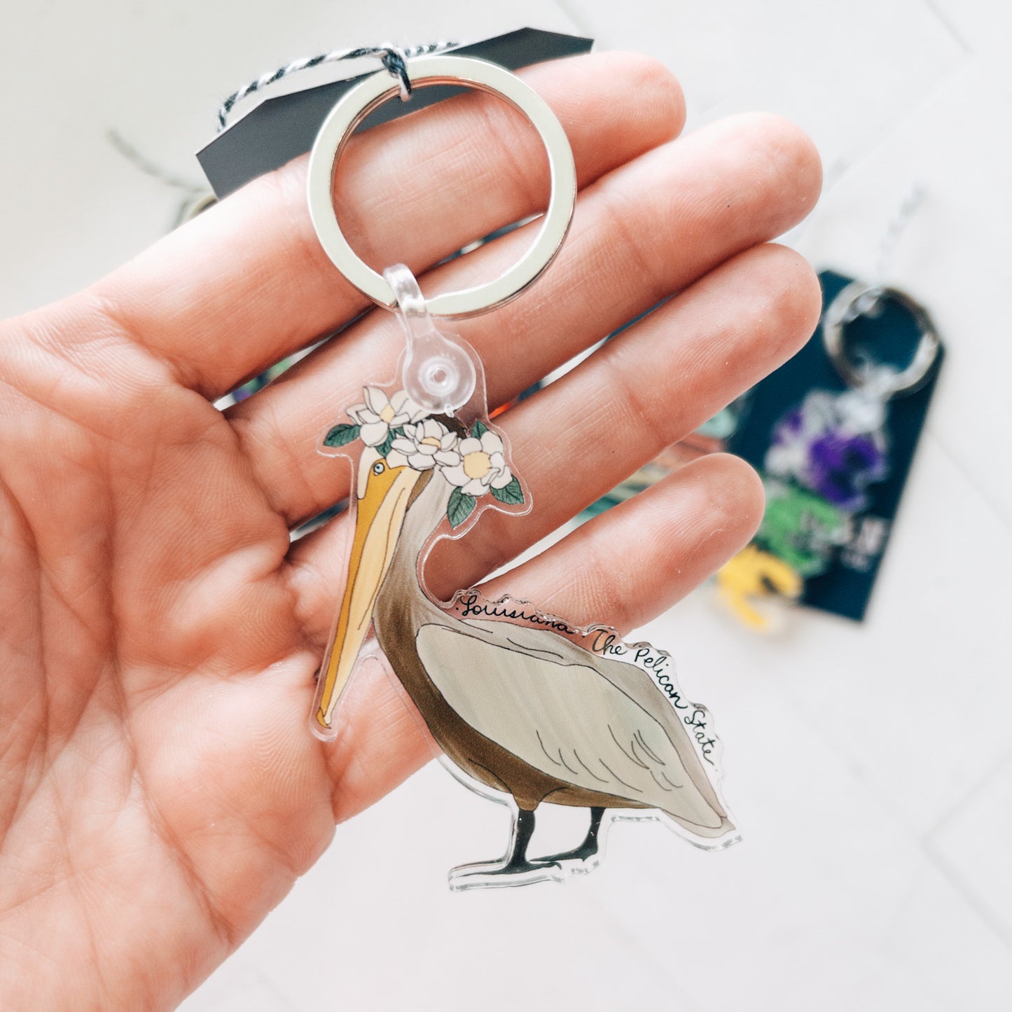 Pelican Keychain