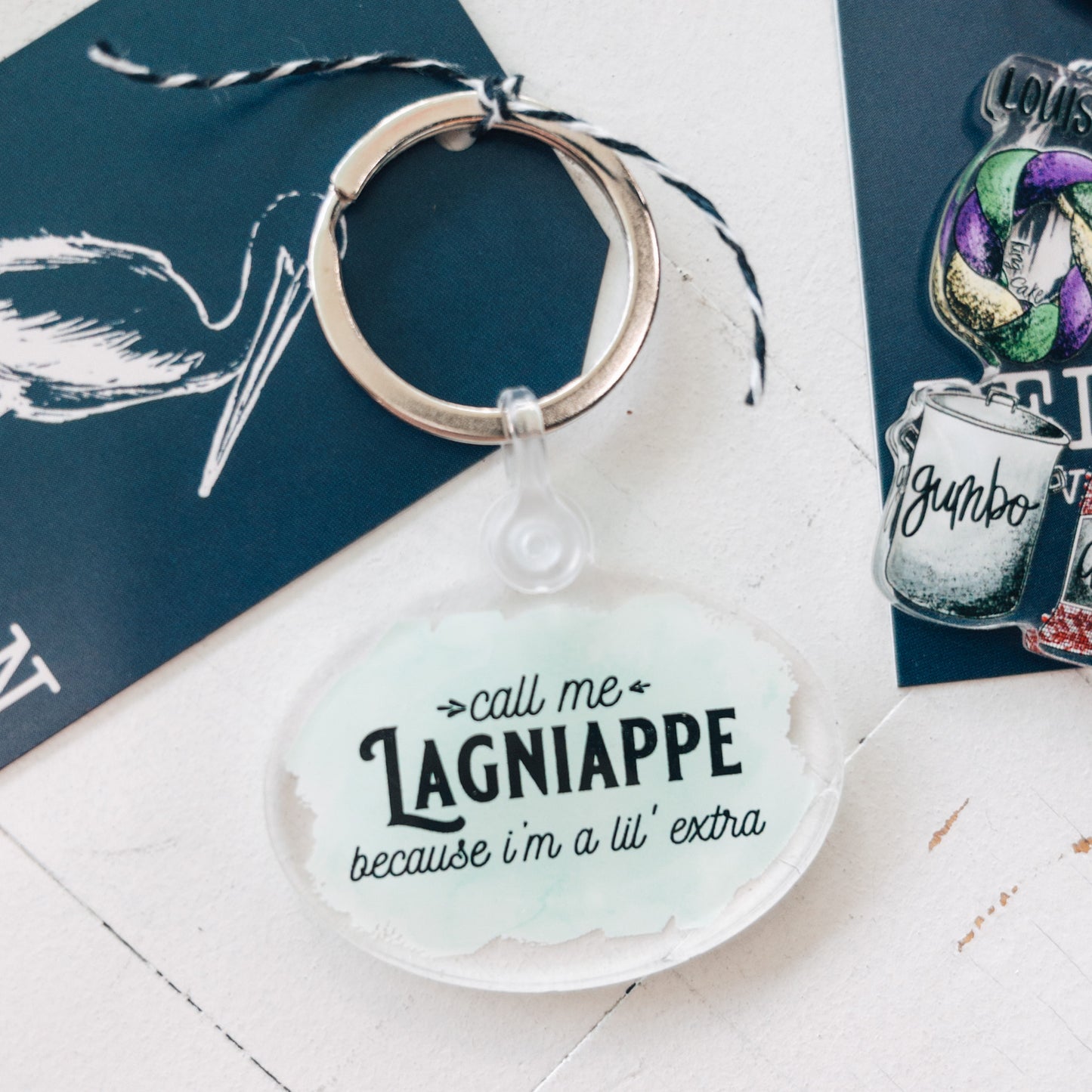 Lagniappe Keychain