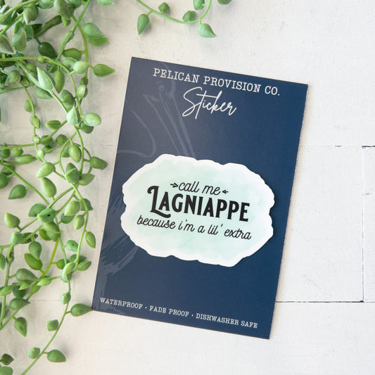 Lagniappe Sticker